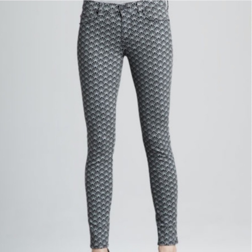 Hudson nico art deco skinny jeans, size 24